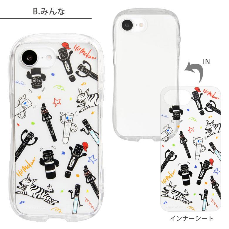 Hi! Mckee マッキー iPhone16e ケース iPhone17e ケース クリスタルクリアケース クリア ソフトカバー iPhone16e アイフォン17e TPU hm-05 |  | 07