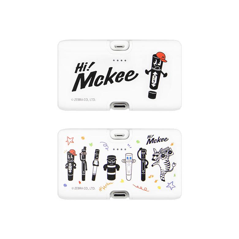 Hi! Mckee マッキー モバイルバッテリー 直差し 4000mAh Lightning USB Type-C 充電器 2.1A 小型 軽量 hm-08 |  | 01
