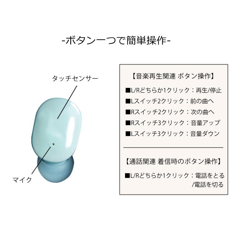 ワイヤレスイヤホン Bluetooth 5.3 IIIfit beat 完全 充電ケース付き イヤホン ステレオイヤホン 無線 ブルートゥース 便利 かわいい  雑貨 イヤフォン |  | 03