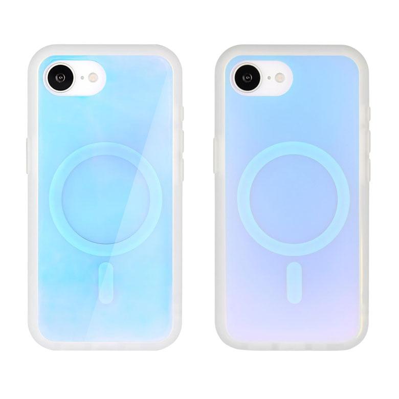 iPhone16e ケース IIIIfit プランプフレーム オーロラ マグネット内蔵 クリア iPhone16 e アイフォン アイホン 耐衝撃 シンプル かわいい ハード |  | 01