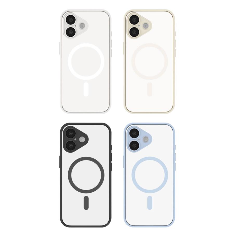 iPhone17 ケース MagSafe対応 IIIIfit プランプフレーム クリア ハイブリッド アイフォン17 ift-189 |  | 01