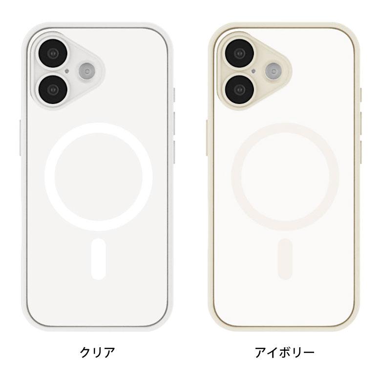 iPhone17 ケース MagSafe対応 IIIIfit プランプフレーム クリア ハイブリッド アイフォン17 ift-189 |  | 06