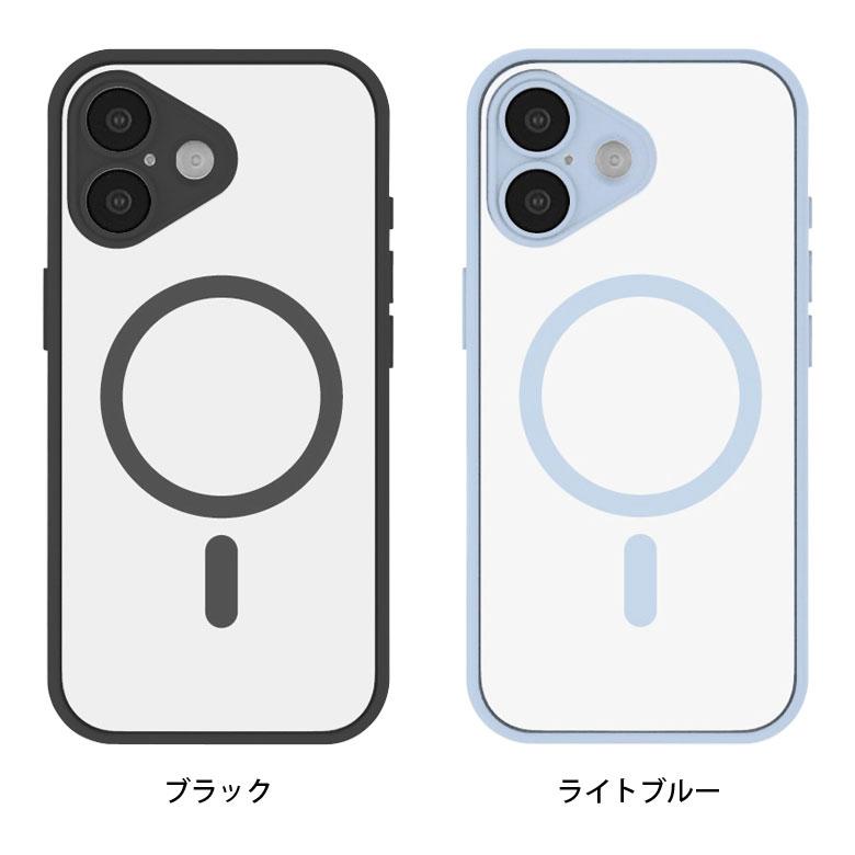 iPhone17 ケース MagSafe対応 IIIIfit プランプフレーム クリア ハイブリッド アイフォン17 ift-189 |  | 07