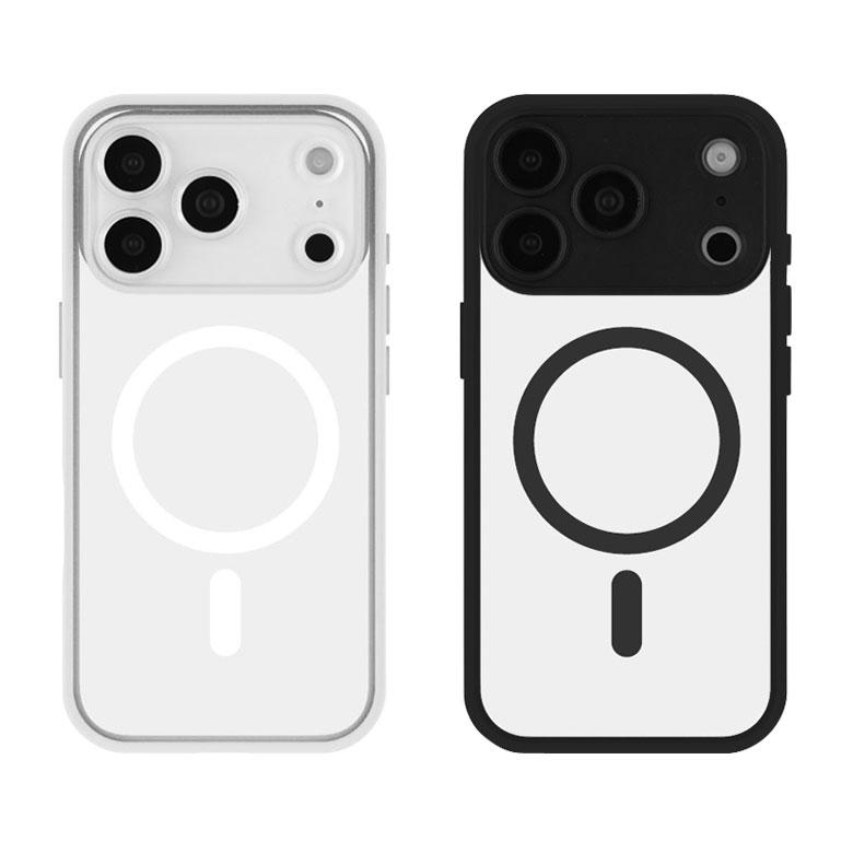 iPhone17Pro ケース MagSafe対応 IIIIfit プランプフレーム クリア ハイブリッド アイフォン 17 pro ift-190 |  | 01
