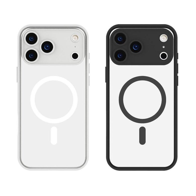 iPhone17Pro Max ケース MagSafe対応 IIIIfit プランプフレーム クリア ハイブリッド アイフォン 17pro max ift-192 |  | 01