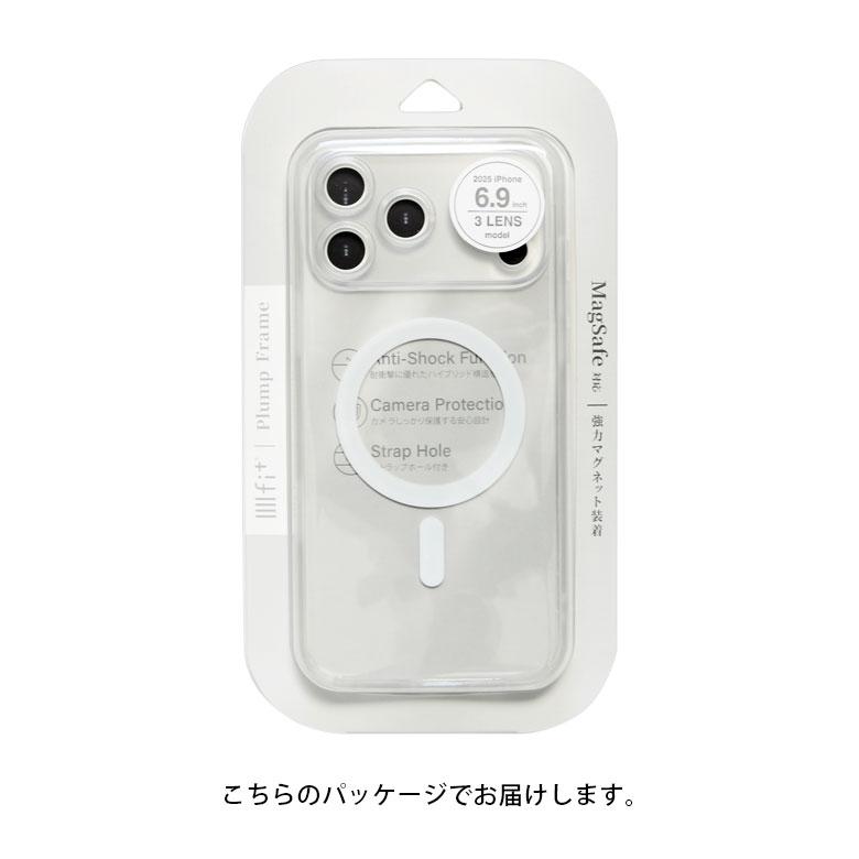 iPhone17Pro Max ケース MagSafe対応 IIIIfit プランプフレーム クリア ハイブリッド アイフォン 17pro max ift-192 |  | 07