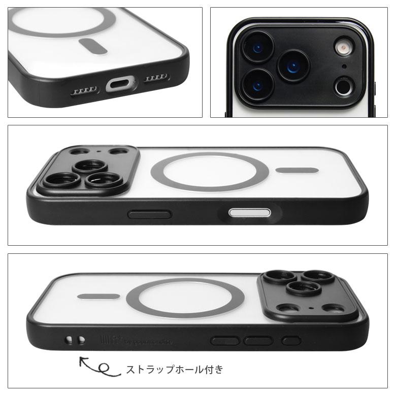 iPhone18 Pro iPhone17 Pro ケース MagSafe IIIIfit プランプフレーム クリア ハイブリッド 耐衝撃 透明 推し活 保護 ift-197 |  | 04