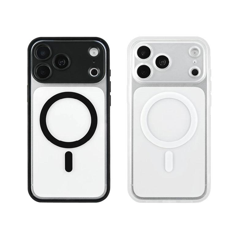 iPhone18 Pro Max iPhone17 Pro Max ケース MagSafe IIIIfit プランプフレーム クリア ハイブリッド 耐衝撃 推し活 ift-199 |  | 01