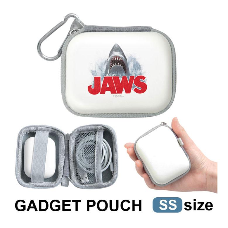 ガジェットポーチ ハード ミニ SS JAWS 小物入れ 収納ケース ポーチ カラビナ付き 丈夫 ハードケース ファスナー 便利 人気作品 雑貨 おしゃれ | 