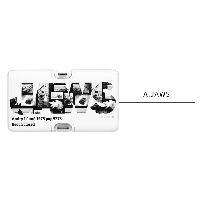 モバイルバッテリー 軽量 JAWS 4000mAh Lightning USB Type-C 充電器 2.1A 直挿し 小型 jaws-22a |  | 03