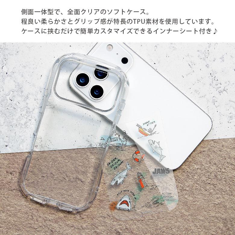 iPhone17Pro ケース ジョーズ JAWS アイフォン17プロ クリスタルクリアケース 透明 クリア TPU ソフトカバー スマホケース 保護ケース jaws-24a |  | 02