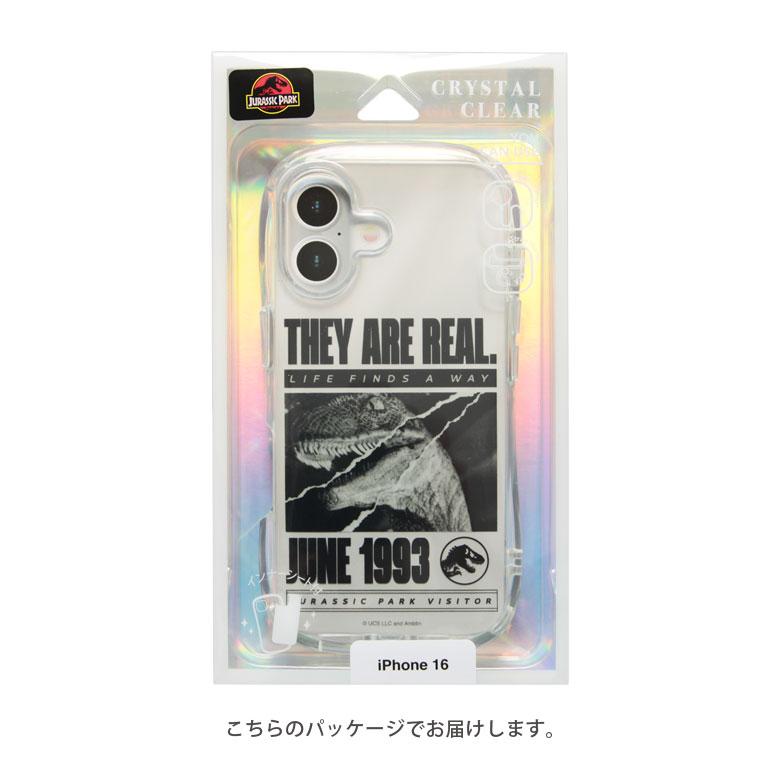 iPhone16 ケース JURASSIC PARK クリスタル クリア ソフト カバー アイフォン iPhone 16 カバー 持ちやすい 耐衝撃 透明 インナーシート アイホン16 |  | 06