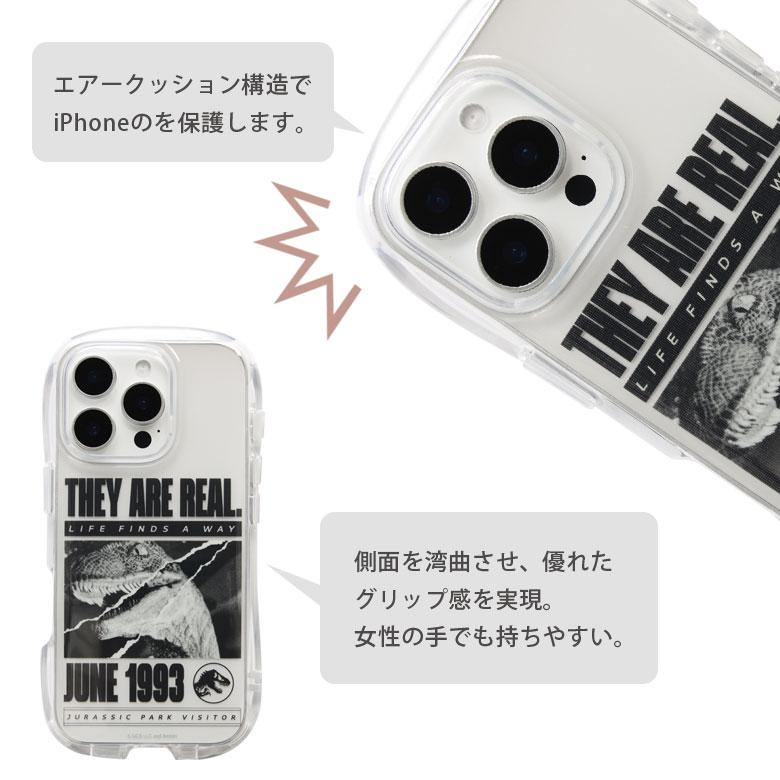 iPhone16Pro ケース JURASSIC PARK クリスタルクリア ソフト カバー