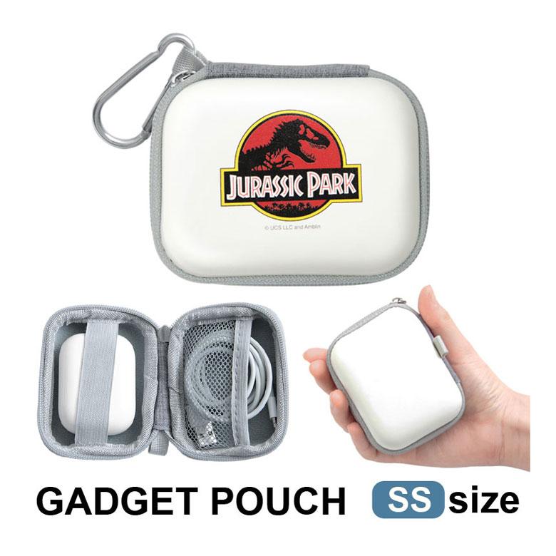 ガジェットポーチ ハード ミニ SS JURASSIC PARK 小物入れ 収納ケース カラビナ付き 丈夫 ハードケース ファスナーポーチ 便利 人気作品 雑貨 おしゃれ | 