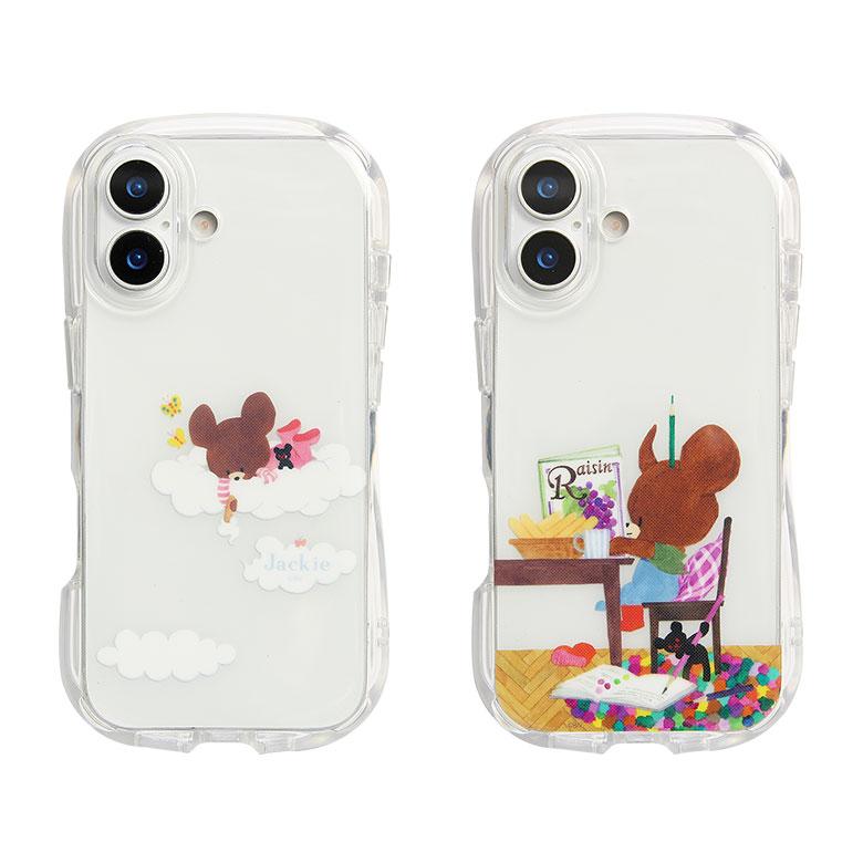 CATSITY クマイラスト iPhone17 ケース iPhone 17 / 17 Pro 用] テディベア 刺繡 MagSafe対応ケース [ 着脱