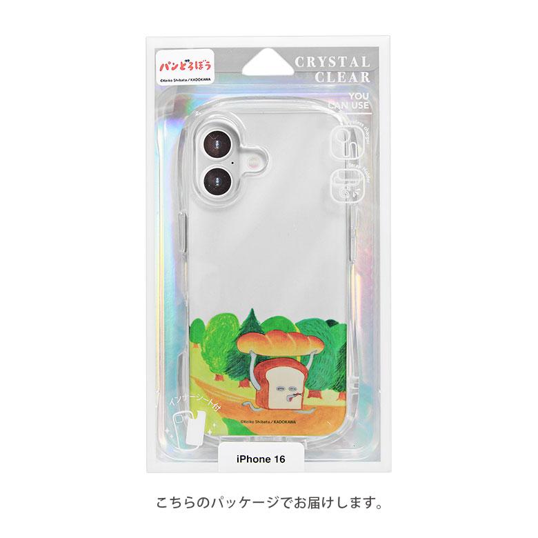 iPhone16 パンどろぼう クリスタルクリア ソフト カバー 透明 iPhone16 アイフォン16 TPU シンプル kpd-01a |  | 06