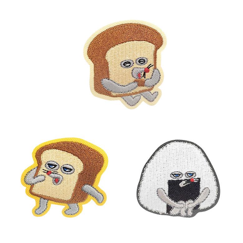 モバイルステッカー パンどろぼう 刺繍 デコレーションシール スマホケースに挟める かわいい キャラクター ステッカー グッズ kpd-07 |  | 01