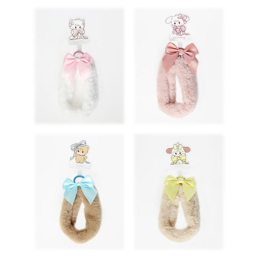 Lil ala mode マルチリングプラス ファーハンドストラップ ふわふわ スマホストラップ lam-08 |  | 01