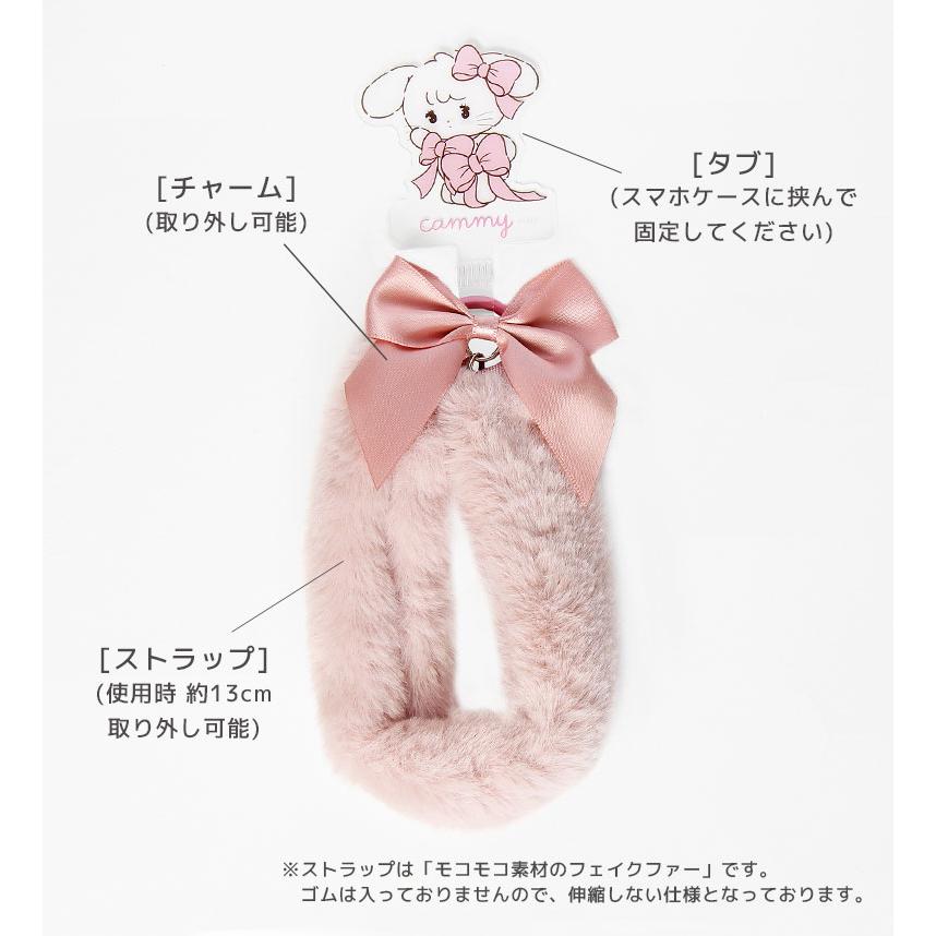Lil ala mode マルチリングプラス ファーハンドストラップ ふわふわ スマホストラップ lam-08 |  | 04