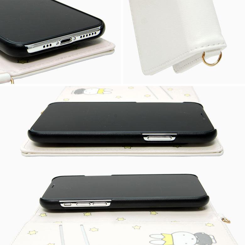 多機種対応スマホケース 手帳型 M+サイズ ミッフィー キャラクター 手帳型スマホケース iPhone android AQUOS Xperia Galaxy 携帯ケース |  | 03