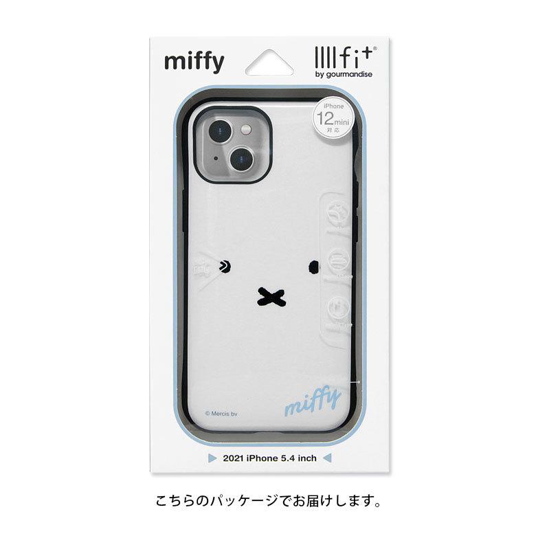 iPhone13 mini ケース ミッフィー イーフィット IIIIfit iPhone12 mini アイフォン13 ミニ カバー ハイブリッド miffy mf-204 |  | 07