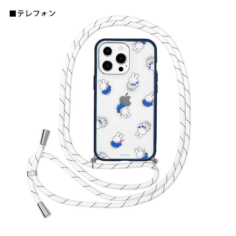 iPhone13 Pro ケース ミッフィー IIIIfit Loop ストラップ紐付き