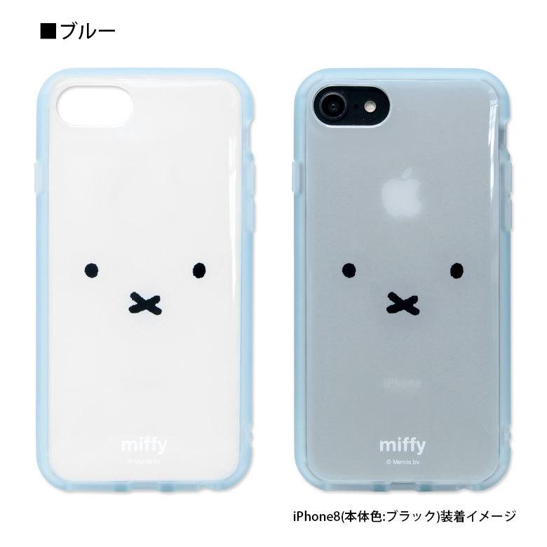 iPhone se ケース 第2世代 ミッフィー IIIIfit clear iPhone SE2 iPhone8 iPhone7 iPhoneSE2 アイフォン ハイブリッド miffy mf-261 |  | 06