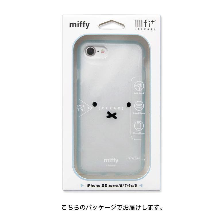 iPhone se ケース 第2世代 ミッフィー IIIIfit clear iPhone SE2 iPhone8 iPhone7 iPhoneSE2 アイフォン ハイブリッド miffy mf-261 |  | 08