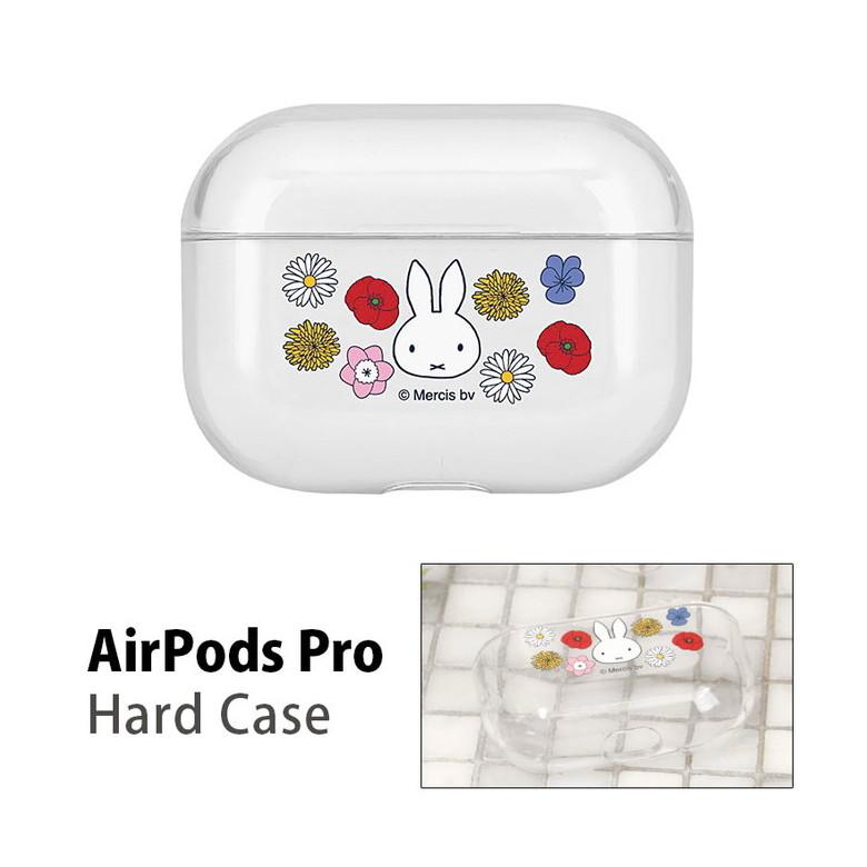 AirPods Pro ケース ミッフィー Miffy Floral クリア ハード Air Pods