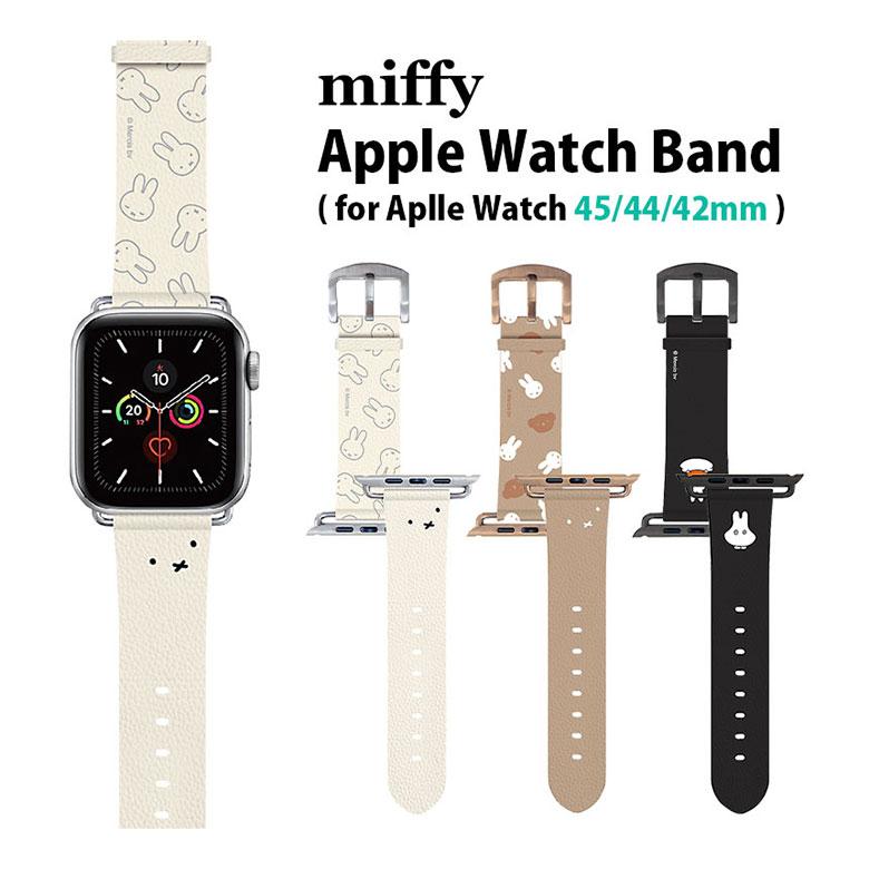 Apple Watch バンド ミッフィー 45mm 44mm 42mm 着せ替え ベルト アップルウォッチ mf-308 | 