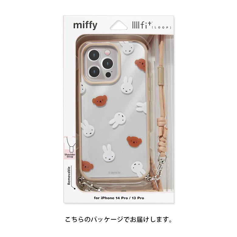 iPhone14Pro ケース ミッフィー IIIIfit Loop ストラップ紐付き 携帯ケース ショルダー アイフォン14プロ ストラップ 肩掛け 斜め掛けmf-359 |  | 11
