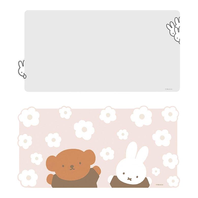 デスクマット Lサイズ 40cm×80cm ミッフィー&ボリス 光学式 デスクマット Lサイズ 40cm×80cm ミッフィー&ボリス 光学式