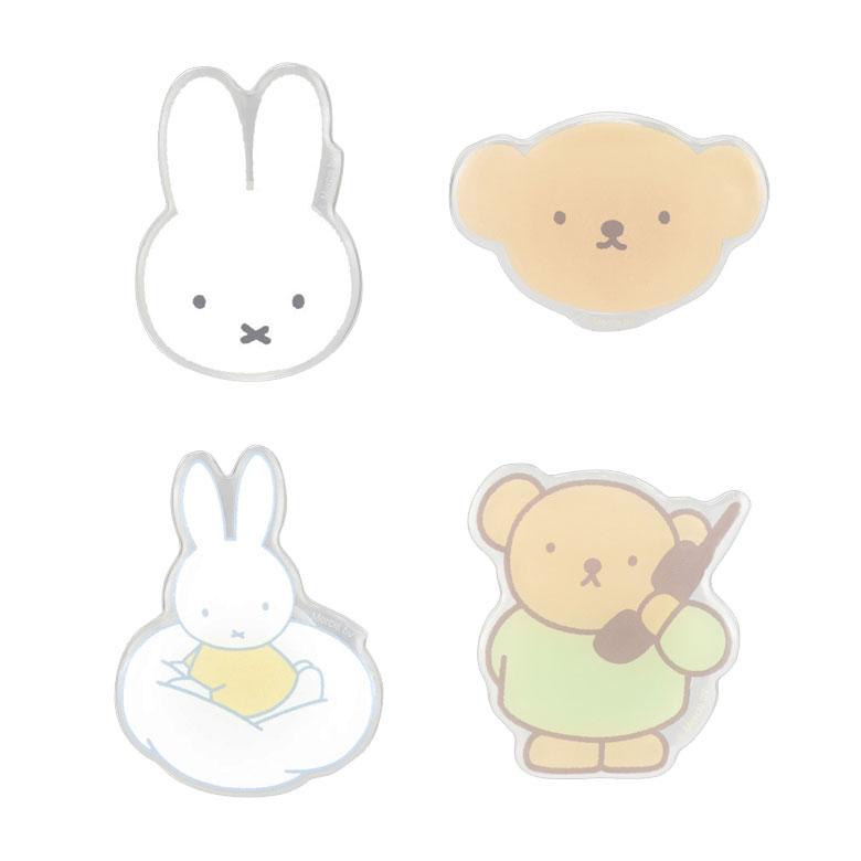 スマホグリップ POCOPOCO ミッフィー ダイカット クリア 保持 miffy mf-474 |  | 01