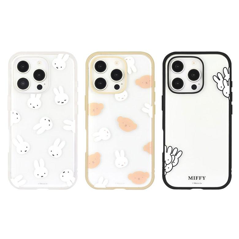 iPhone16Pro ケース クリア ミッフィー IIIIfit Clear 透明 iPhone16