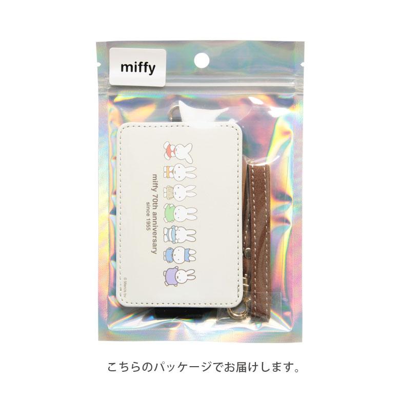 パスケース  ミッフィー 70th ICカードケース 通勤 通学 雑貨  オシャレ ストラップ付き ICカードケース  グッズ キャラクター ケース パス 定期入れ |  | 02