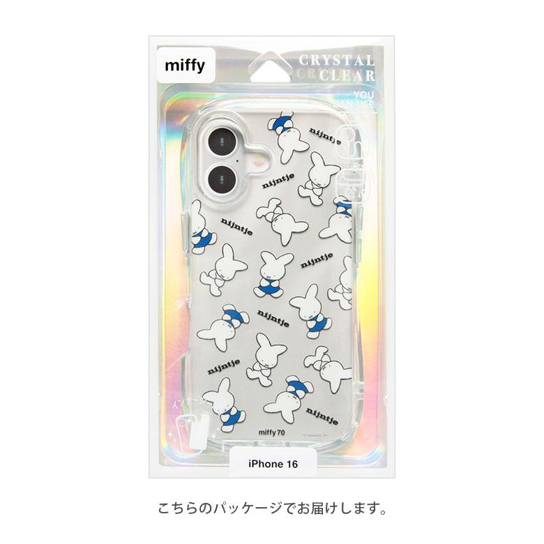 iPhone16 ケース ミッフィー 70th クリスタルクリア ソフト カバー  透明 クリア iPhone16ケース アイフォン アイホン16  耐衝撃 かわいい mf-563a |  | 06
