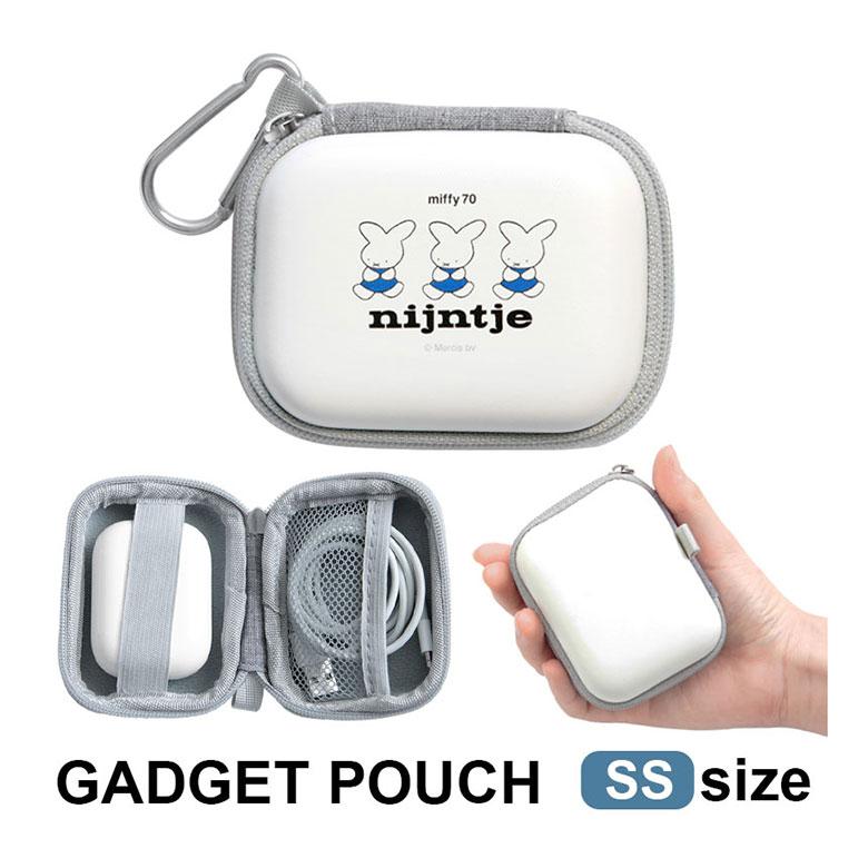 ガジェットポーチ ハード SS ミッフィー 70th ミニポーチ カラビナ付き キャラクター グッズ 雑貨 ファスナー おしゃれ 小物入れ mf-567a | 