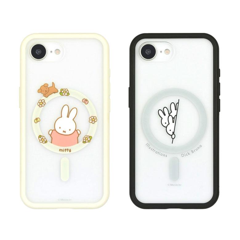 iPhone16e ケース ミッフィー IIIIfit プランプフレーム マグネット内蔵 クリア iPhone16 e アイフォン アイホン 耐衝撃 シンプル かわいい ハード |  | 01