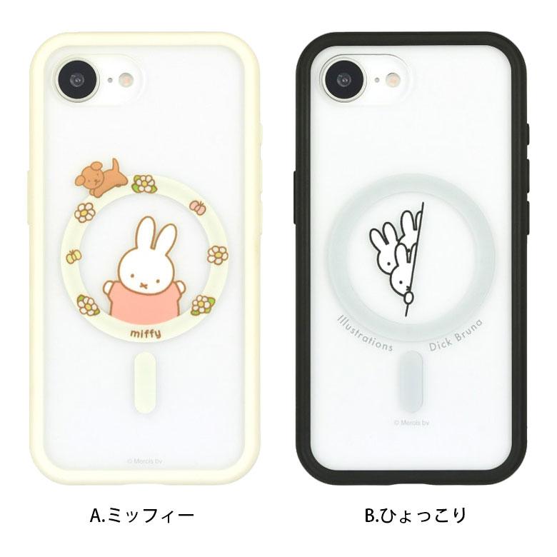 iPhone16e ケース ミッフィー IIIIfit プランプフレーム マグネット内蔵 クリア iPhone16 e アイフォン アイホン 耐衝撃 シンプル かわいい ハード |  | 06