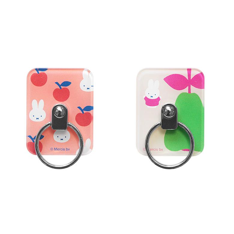 スマホリング ミッフィー MIFFY FRUITS  リングスタンド  落下防止  保持 落下防止 キャラクター ホールドリング mf-587 |  | 01
