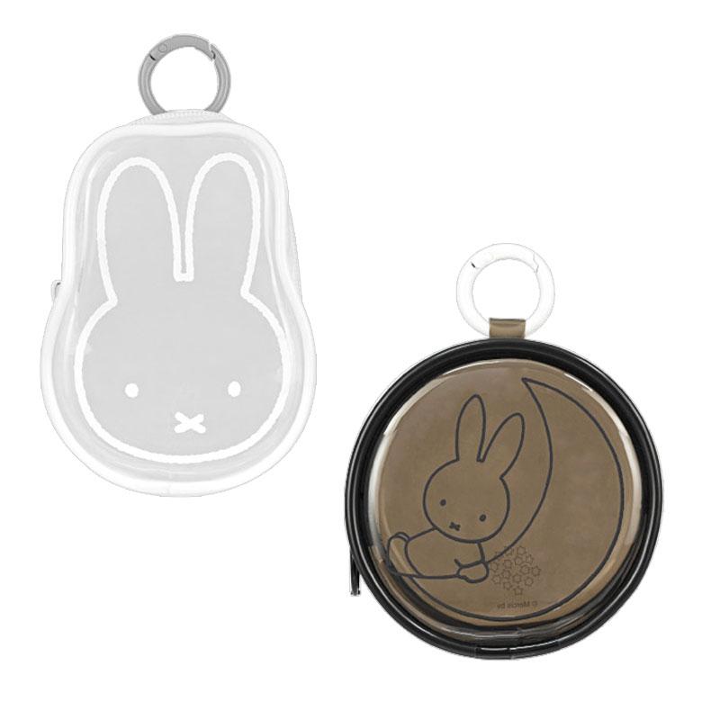 ガジェットポーチ カラビナ付き ミッフィー miffy クリア マルチポーチ 小物入れ おしゃれ 旅行 収納 出張   mf-595 |  | 01