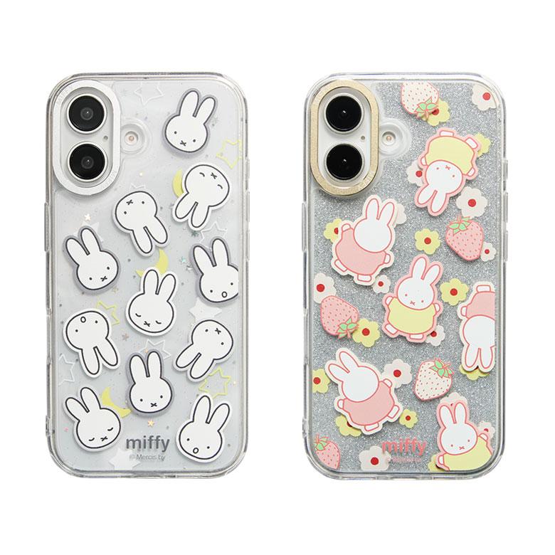 iPhone16 ケース ミッフィー miffy Camera Frameクリアケース ソフト