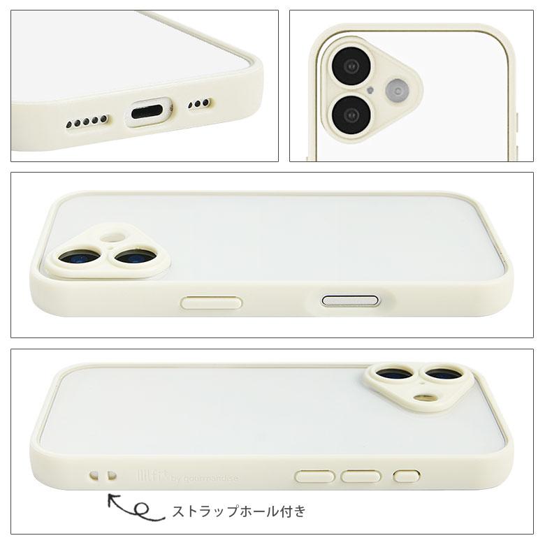 iPhone17 ケース ミッフィー IIIIfit プランプフレーム 半透明 ハイブリッド アイフォン17 mf-626 |  | 04