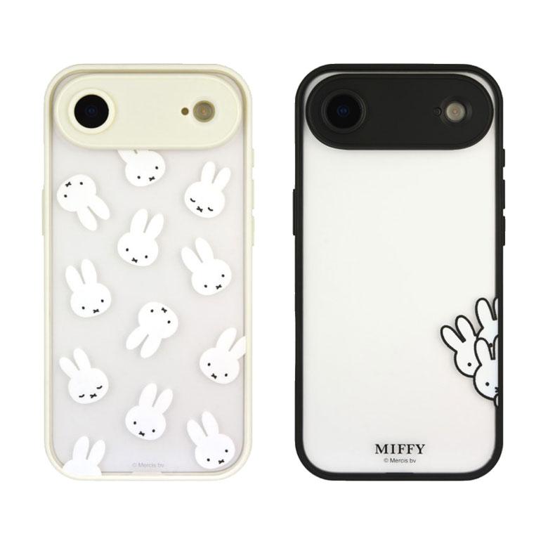 iPhone Air ケース ミッフィー iPhone Air ケース IIIIfit プランプフレーム クリア ハイブリッド アイフォンAir mf-628 |  | 01