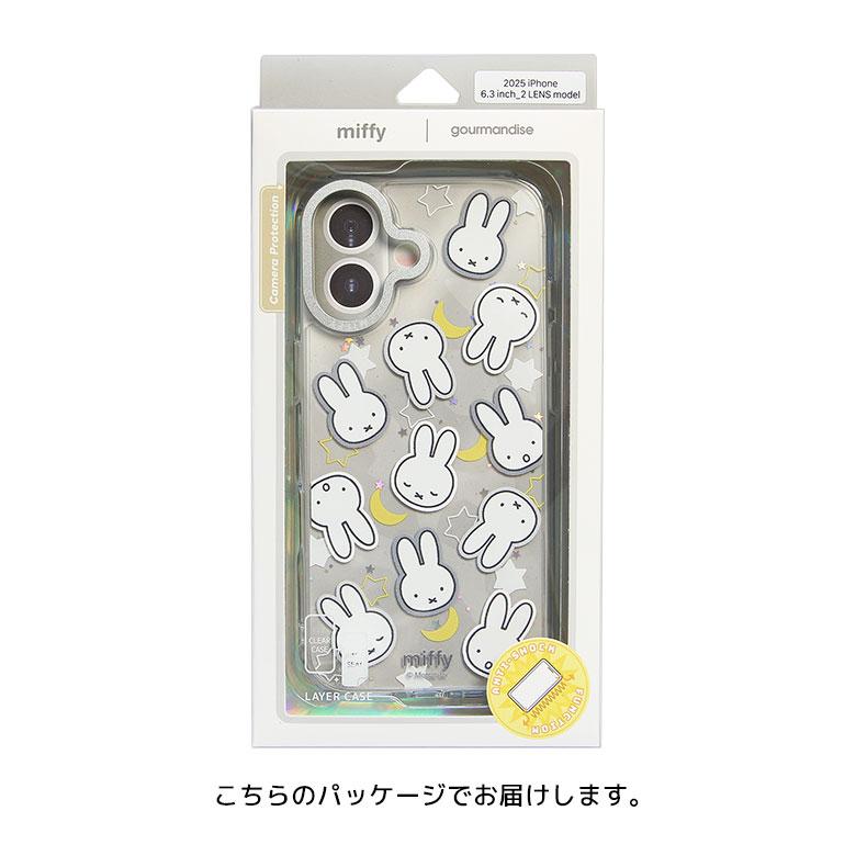 iPhone17 ケース ミッフィー Camera Frameクリアケース ソフトカバー インナーシート付き iPhone17 mf-634 |  | 10
