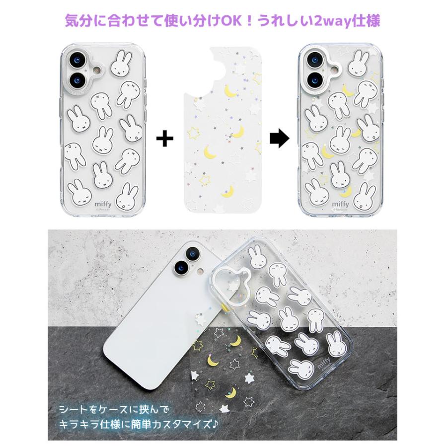 iPhone17 ケース ミッフィー Camera Frameクリアケース ソフトカバー インナーシート付き iPhone17 mf-634 |  | 03