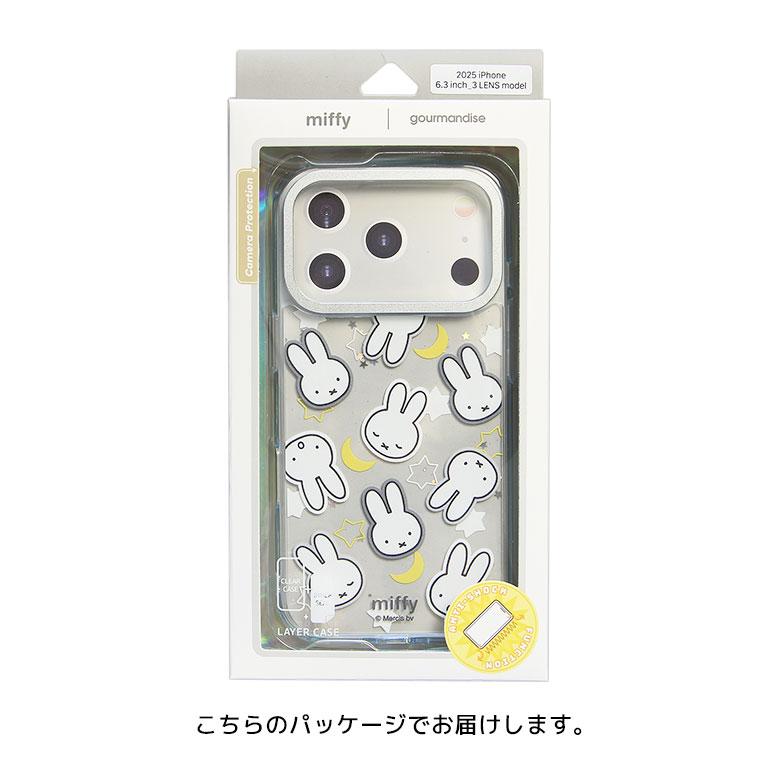 iPhone17Proケース ミッフィー Camera Frameクリアケース ソフトカバー インナーシート付き iPhone17 Pro mf-635 |  | 09