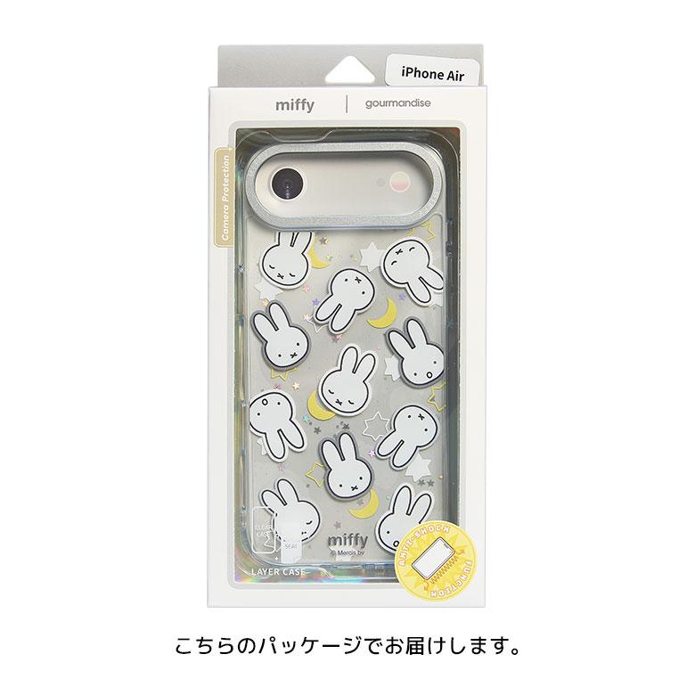 iPhone Air ケース ミッフィー Camera Frameクリアケース ソフトカバー