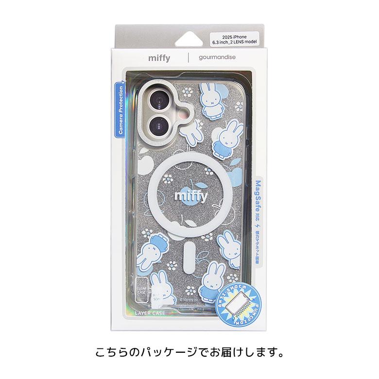 iPhone17 ケース ミッフィー MagSafe対応 Camera Frame クリアケース