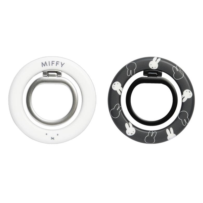 ミッフィー miffy MagSafe対応 スマホリング マグネット着脱 スタンド マグセーフ リング 落下防止 スマホリング スタンド mf-641 |  | 01